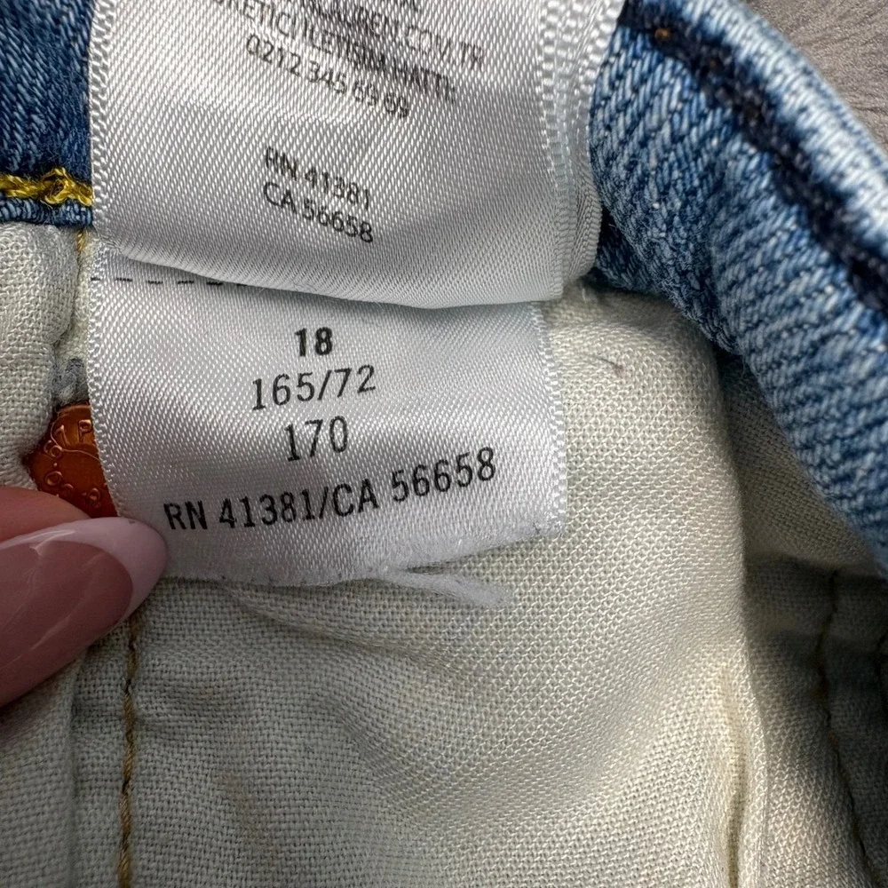 Polo Ralph Lauren Jeans Mens 30 Light Blue‎ Slim Fit Stretch Denim Pants